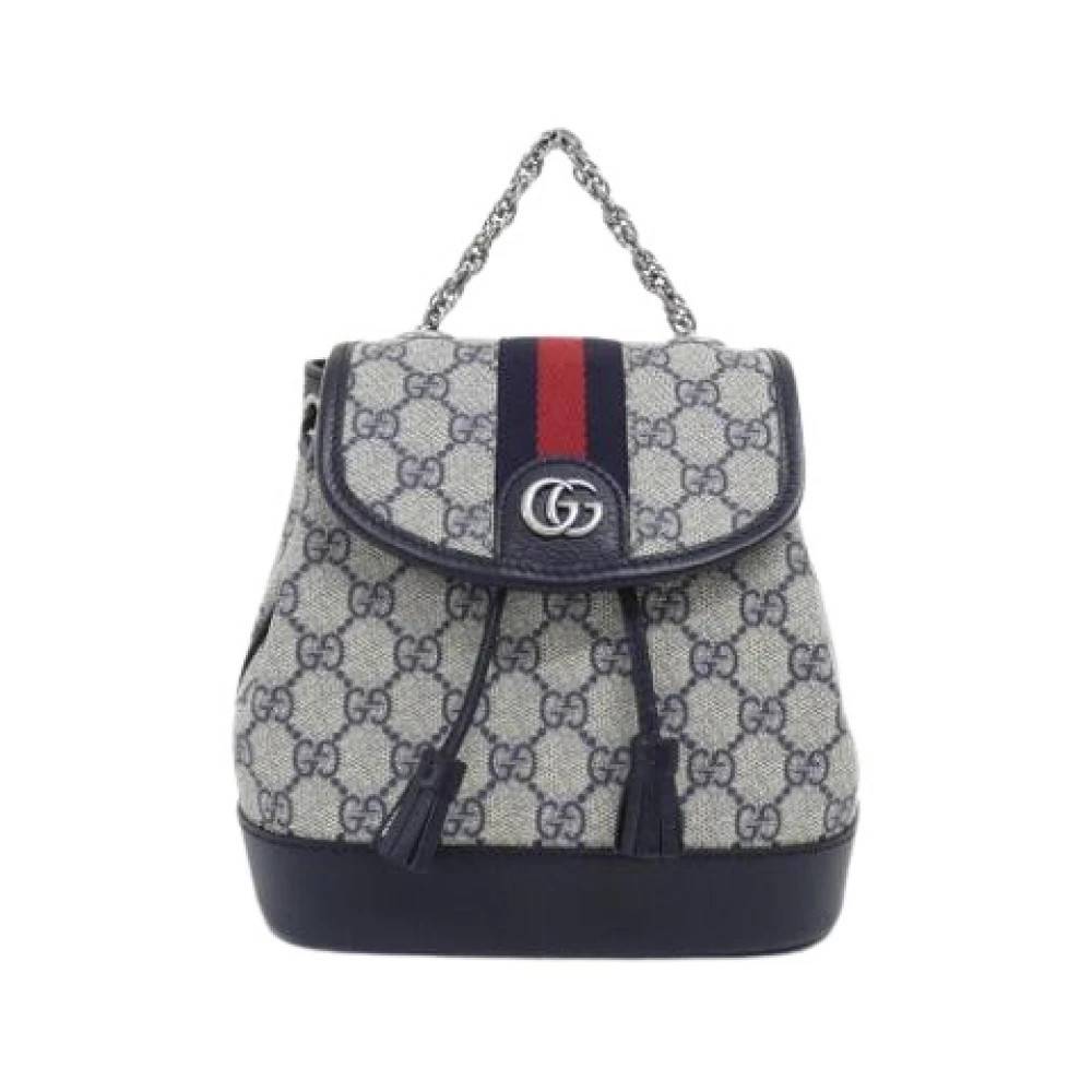 Gucci Vintage Pre-owned GG Supreme Rygsæk - Vintage - Dame - Flerfarvet - ONE SIZE - Læder