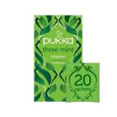 Te Three Mint 20 påsar Pukka
