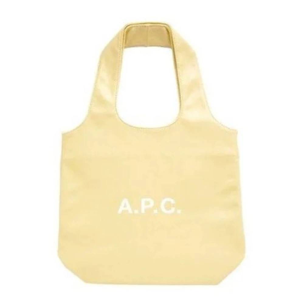 A.P.C. Ninon Tote - Tasker - Dame - Gul - ONE SIZE - Uld