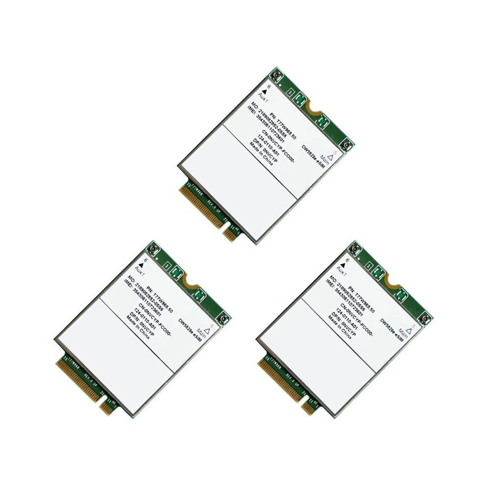 3X T77W968.50 DW5829e-ESIM M.2 4G Modem Module Cat9 450Mbps TDD-LTE 4G Module for 7320 7330 7520 7530 7430 Laptop