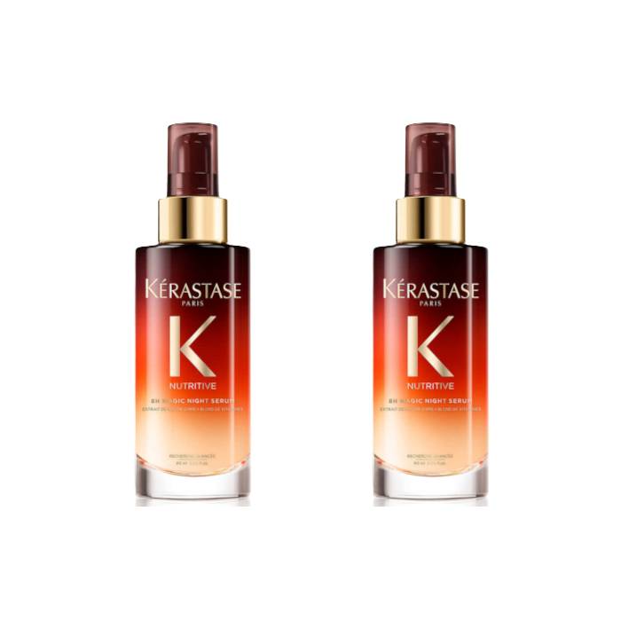 Kérastase - Nutritive 8H Magic Night Serum - 90ml (2ea) Set - black