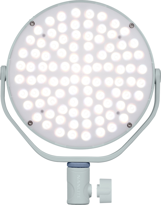 Nanlite Miro 30c LED Full-color Round Panel Light  (Mint Blue)