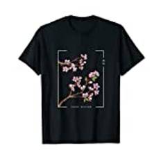 Japanese Aesthetic Vaporwave Cherry Blossom Glitch Anime T-Shirt