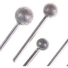 6 st/lot granit diamantborr dremel verktyg tillbehör rund diamant slipskiva för dremel roterande verktyg diamantverktyg