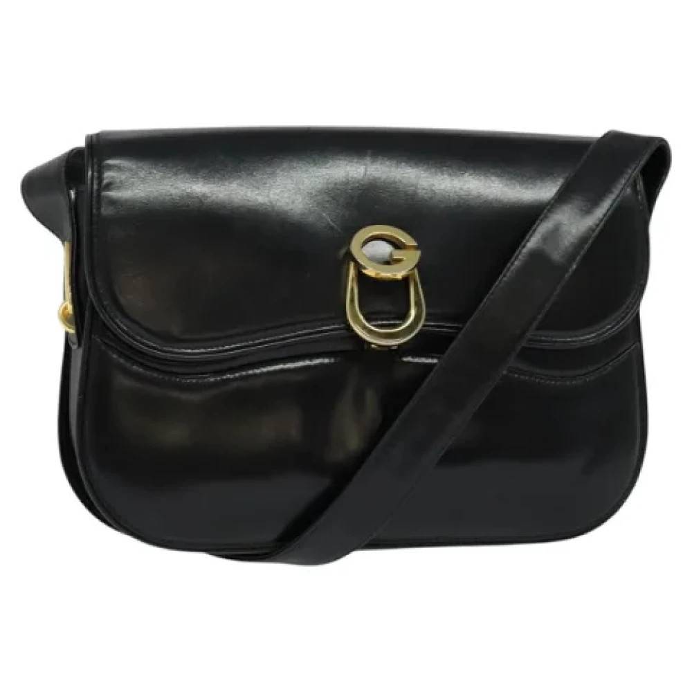 Gucci Vintage Pre-owned Laeder gucci-tasker - Vintage - Dame - Sort - ONE SIZE - Uld