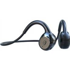 Dosii bluetooth hörlurar trådlösa benledningshörlurar mp3 hifi-ljud sportmusikheadset för xiaomi huawei apple - Svart