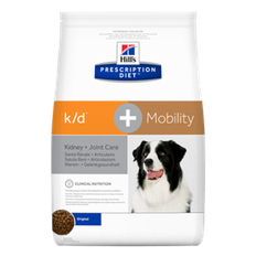 Hill's Prescription Diet Canine k/d + Mobility. Hundefoder mod nyre- og ledproblemer (fra dyrlæge) 12 kg
