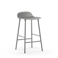 Normann Copenhagen Form Barstol Grey Chrome