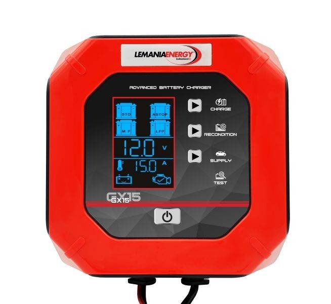 LEMANIA ENERGY GX15 Batteriladdare 230V, 24V