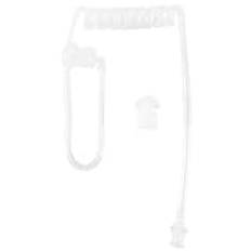 Swiixxer Hörlurar Tillbehör Transparent Akustisk Luftrörspole för Tvåvägs Radio Headset Walkie Talkie Hörlurar Tillbehör