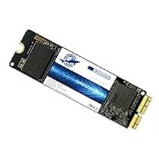 Dogfish 512 GB SSD för MacBook M.2 2280 NVMe PCIe Gen3x4, intern Solid State-drive-uppgradering för MacBook Air A1466 (2013-2017)/MacBook Pro A1398 (Retina, 2013-2013) 5)/iM. ac A1419 (2013-2019)