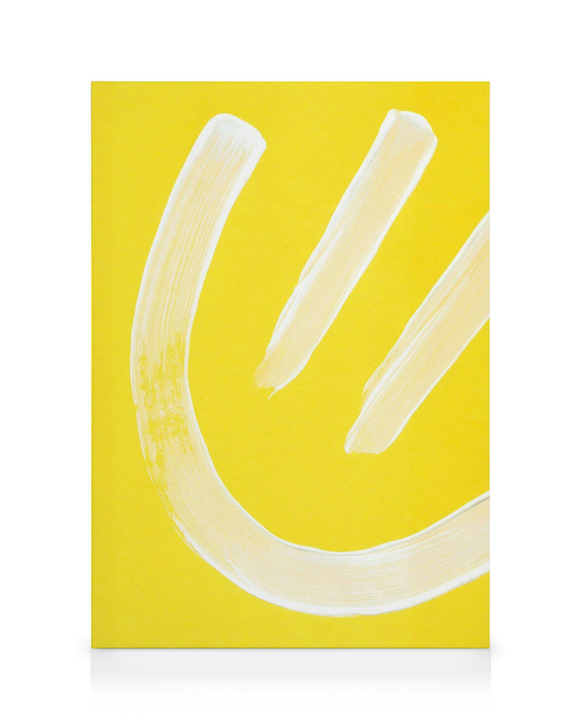 Canvastavlor Yellow Smiley Canvastavla (50x70 cm)
