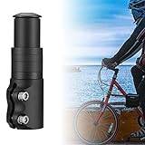 Cykelstam riser, cykel gaffel stam förlängare, höjdadapter cykel styrförhöjning, aluminium legering cykel styre stam förlängare adapter för 28,6 mm 1–1/8 tum mountainbike vägcykel MTB