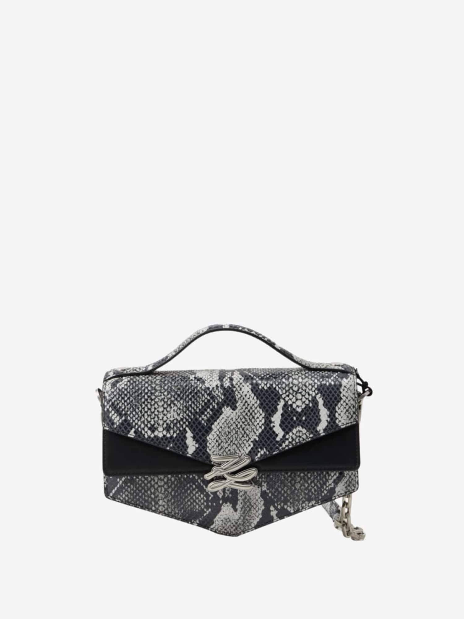 Karl Lagerfeld Skuldertaske 'Studio'  sort