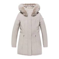 RefrigiWear, Jakke, Dame, Beige, XL, Uld, Pelsjakke med Logoærme