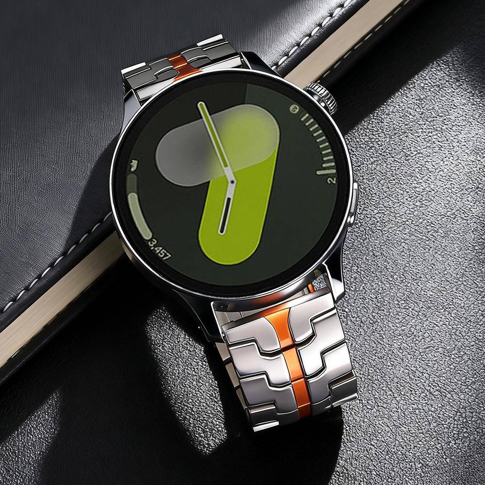 20mm 22mm Titanarmband för Huawei Watch GT6 Pro GT5/4 46mm Metall Lyxrem för Samsung Galaxy 7 6 4 5 44mm 40mm Herrband