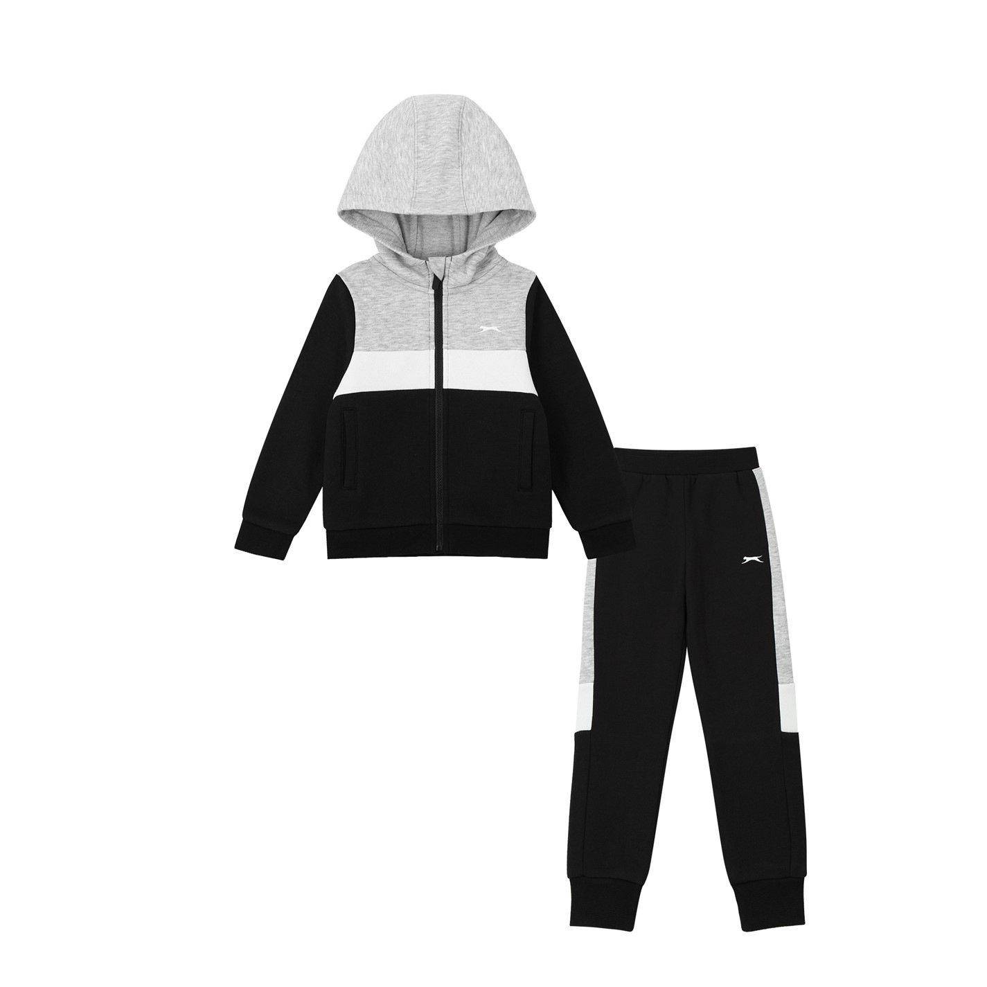 Slazenger Fleece Full Zip Tracksuit Infant