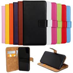 Samsung Galaxy A10/A40/A50/A70 plånbok skal fodral kort - Svart Samsung Galaxy A40 Svart Samsung Galaxy A40