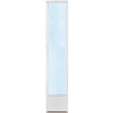 Sidoljus till ytterdörrar 3x20 Frostat glas Vit NCS S0502-Y