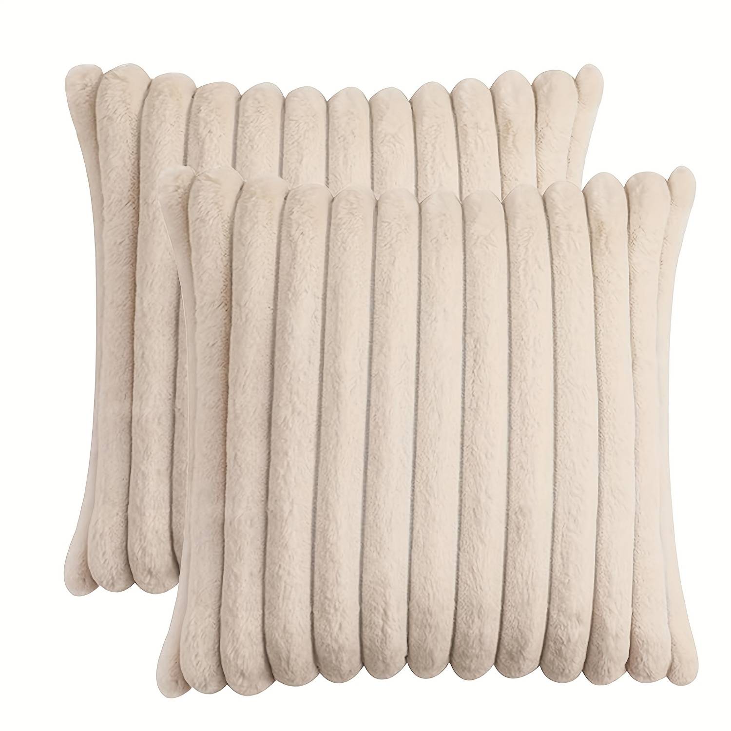 Pack Of 2 Plush Decorative Throw Pillow Covers Couch Cushion Case Soft Pillowcases, Christmas Home Decoration
