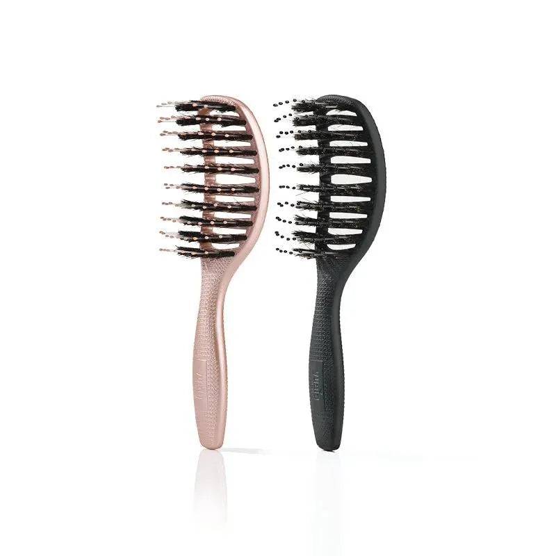 Mini Curvy Brush - Hårbørste med vildsvinehår