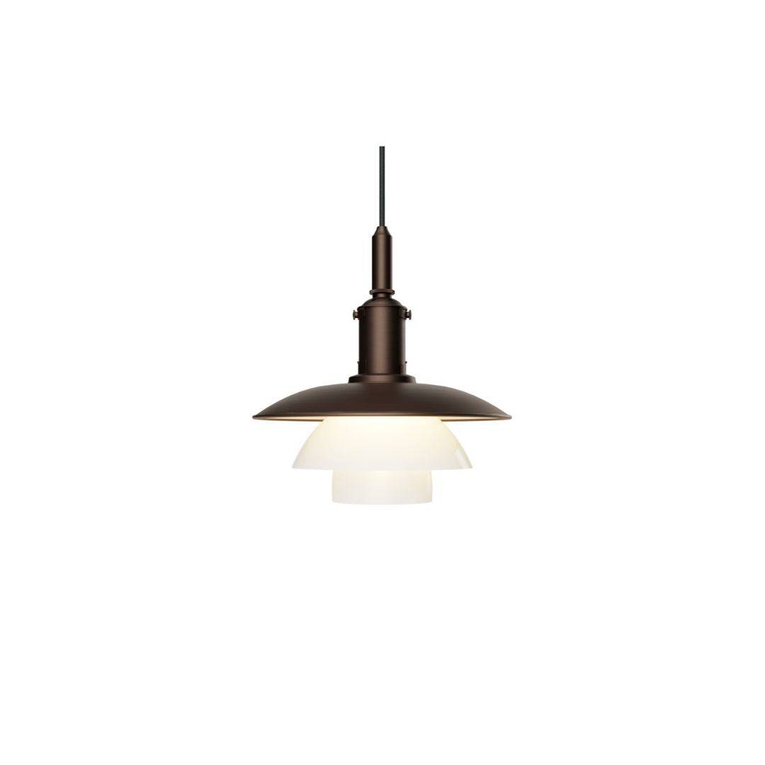 PH 3/3 Aged Brass Opal Pendel
