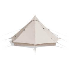 Glamping tipi telt - 6.4 - Beige