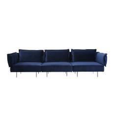 HANDVÄRK Furniture The Modular Sofa 300 Velvet Royal Blue