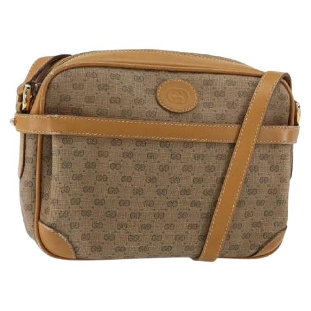 Gucci Vintage Pre-owned Plastic Cross Body Taske - Vintage - Dame - Brun - ONE SIZE -
