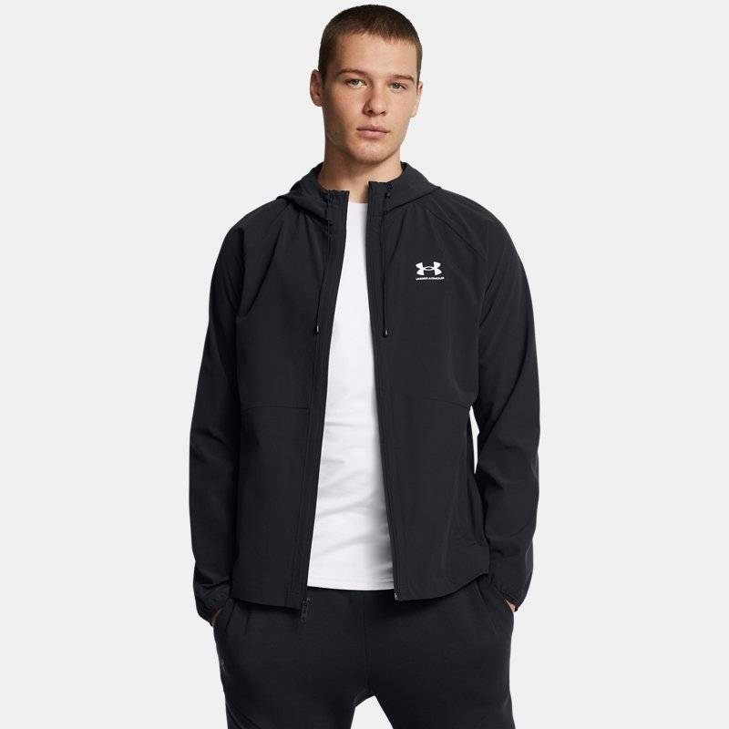 Under Armour Vibe Woven Men's Jacket Black / White XS