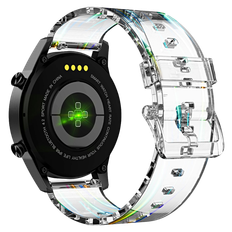 Huawei Watch GT 4 / 5 46 mm Rem i hvid transparent