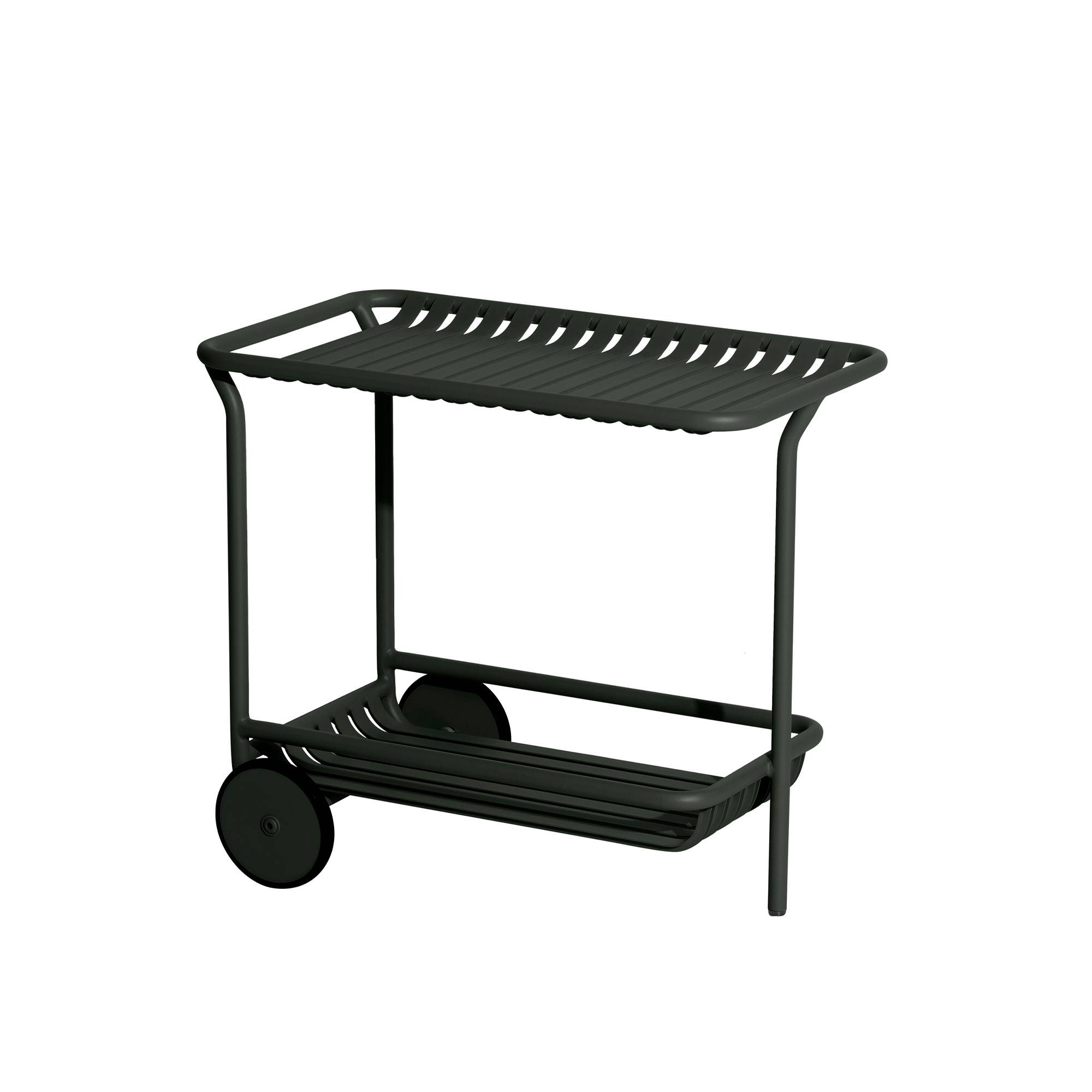 Petite Friture - Week-End Trolley, Glass Green - Serveringsvagnar - Studio Brichet-Ziegler - Grön - Metall