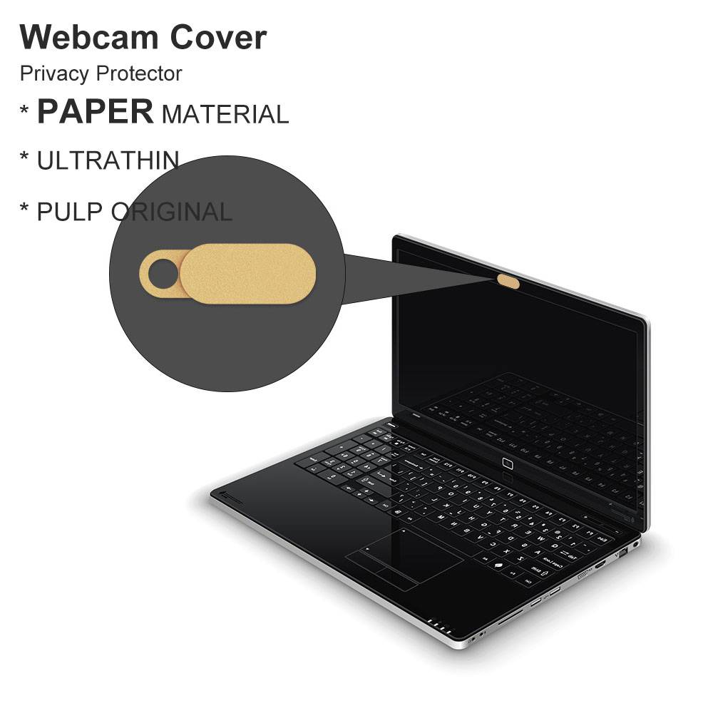 PM 20 Environmentally friendly Paper material of the webcam cover PM20 with UV logo for provicay of Laptop and computer