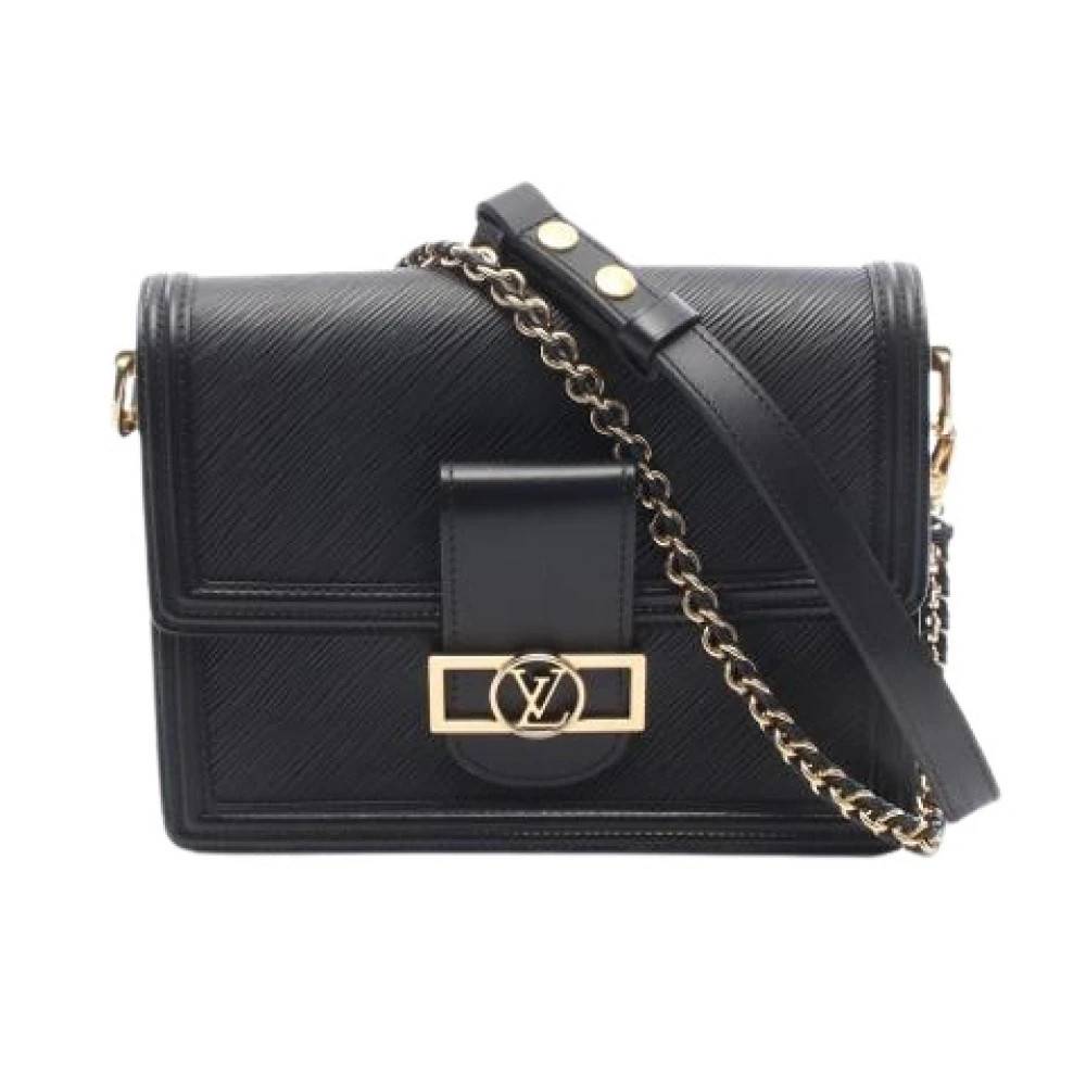 Louis Vuitton Vintage Pre-owned Vintage Skuldertaske - Vintage - Dame - Sort - ONE SIZE - Uld