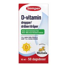 Semper D-vitamindråber med Mælkesyrebakterier - 10 ml.