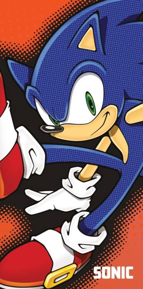 Sonic the Hedgehog Badhandduk, Strandhandduk 70x140 cm