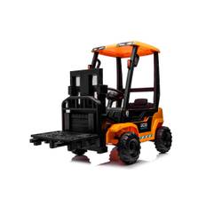 Elektrisk JCB Gaffeltruck til børn med hæve/sænke funktion, 2x12V