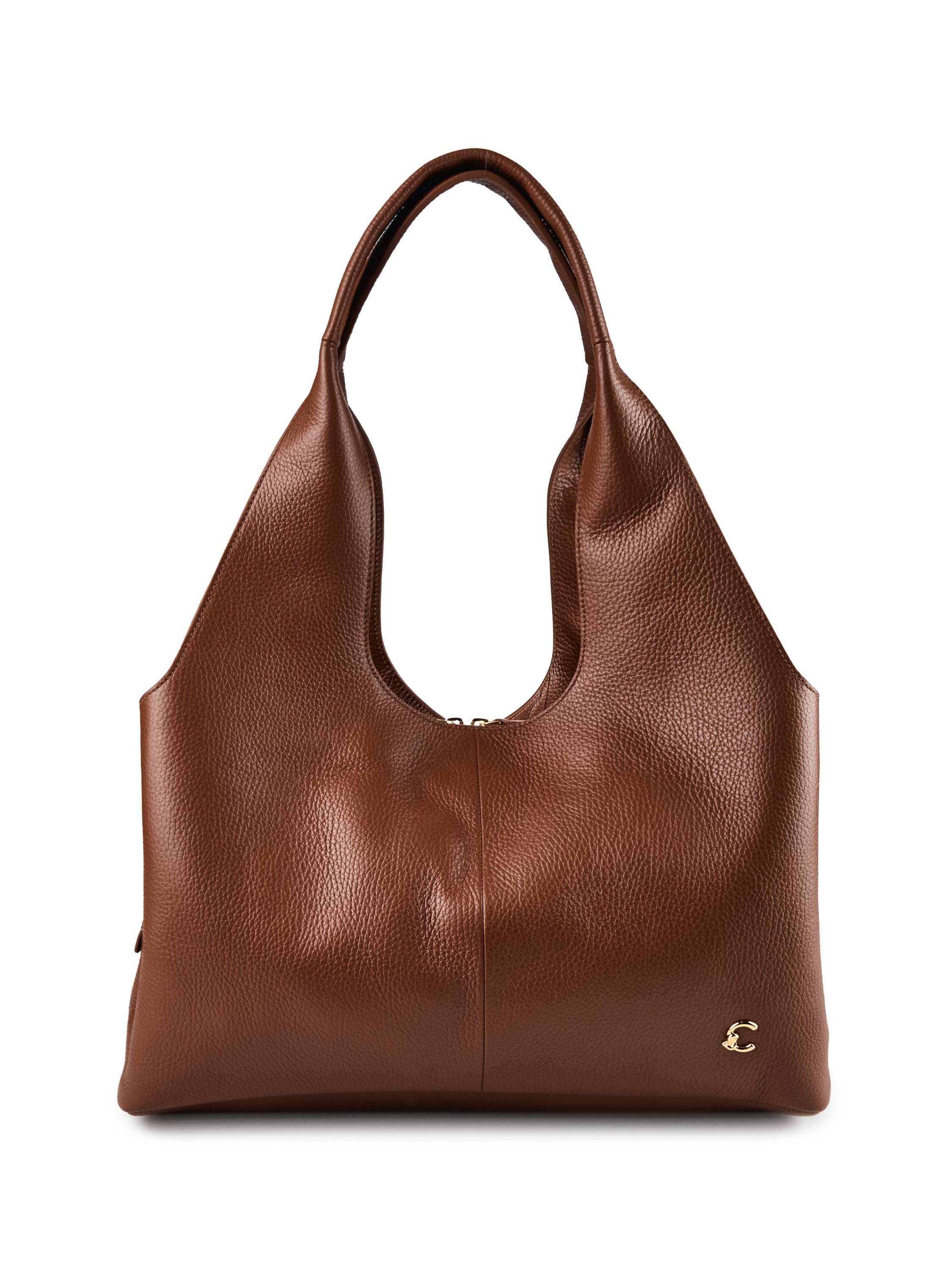 Coccinelle Nell Skuldertaske Læder 39 cm  Brun