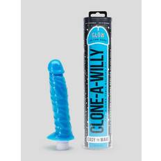 Clone-A-Willy Glow In The Dark Vibrator Moulding Kit Blue