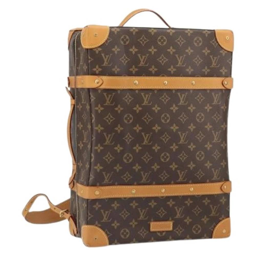 Louis Vuitton Vintage Pre-owned Canvas Rygsæk - Vintage - Dame - Brun - ONE SIZE - Uld