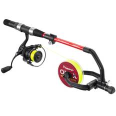 Piscifun Speed X fiskelina spolemaskin med avlindningsfunktion – fiskelina rullspole fiskelina spolningsstation fungerar med spinnrulle, kastrulle och spinnastrulle