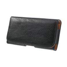 Belt Clip (Sort) Samsung Galaxy S5 Læder Flip Etui