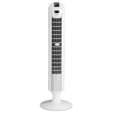 Tårnventilator hvid 84cm inkl. fjernbetjening