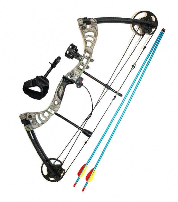 ALLIGATOR 55lbs COMPOUND PILBÅGE KIT - Kamouflage