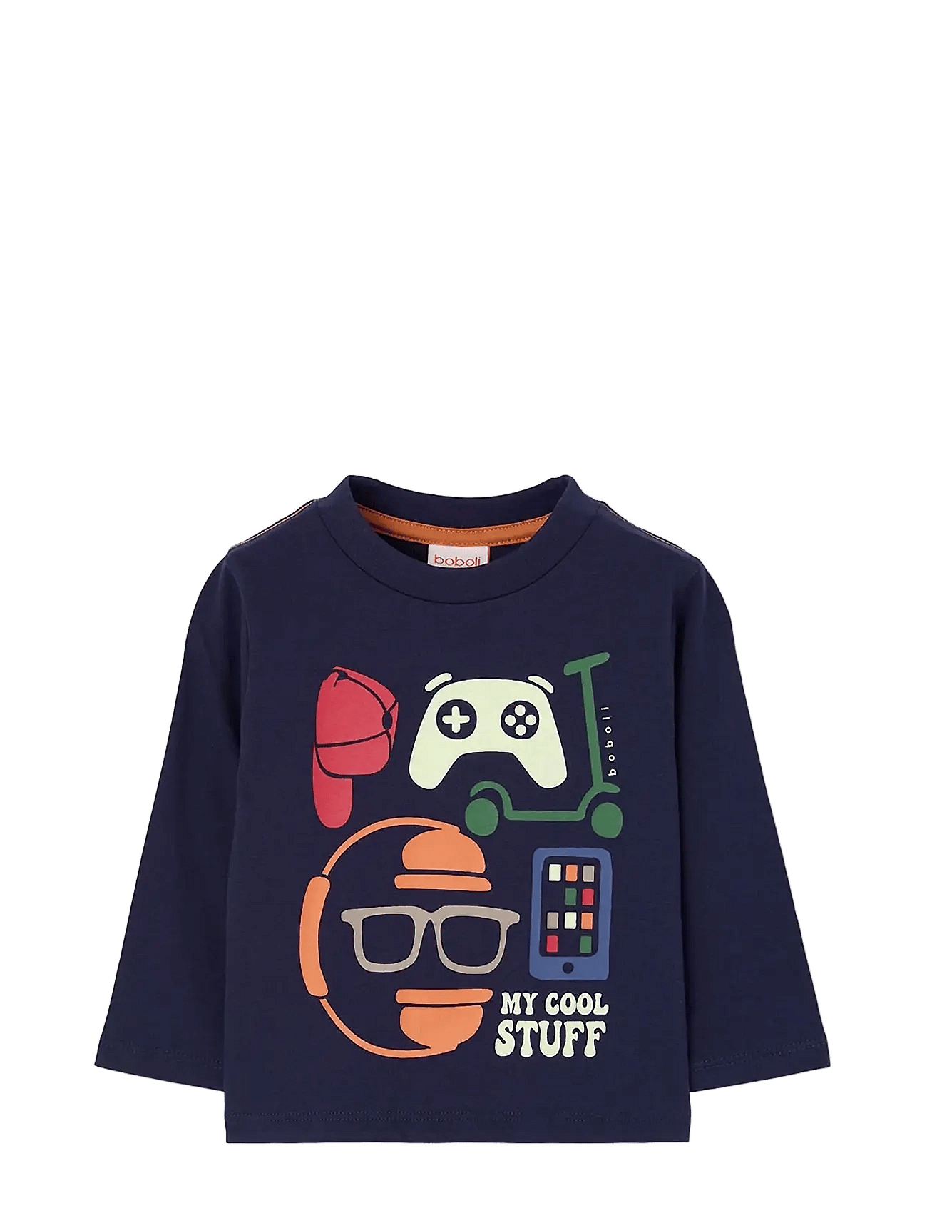 BOBOLI Knit T-Shirt For Boy -Bci | Navy | 104