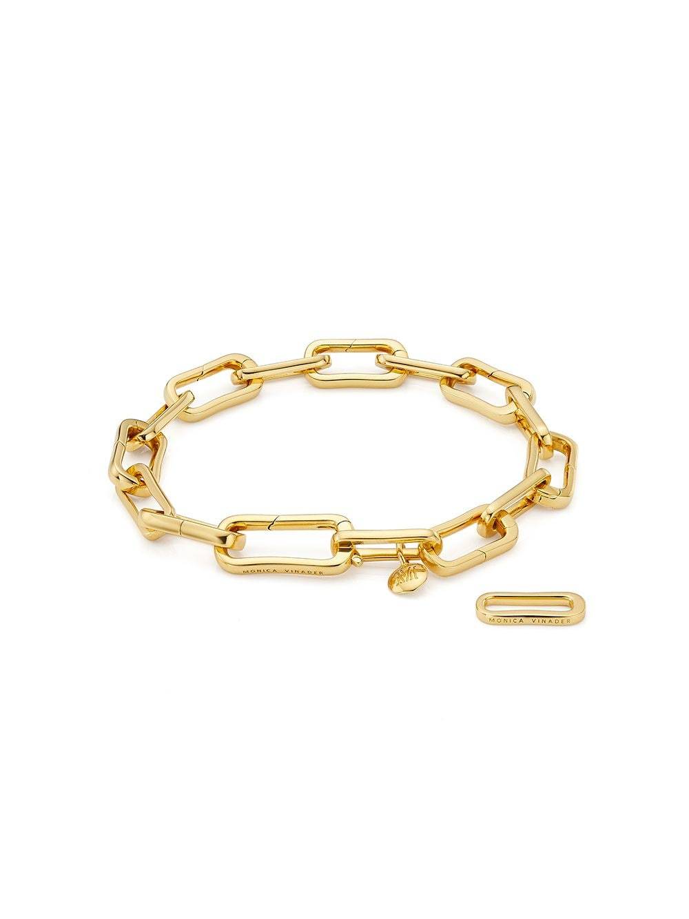 Monica Vinader - GP Alta Capture armband - dam - 18K vermeil-guld - one size - Guldfärgad