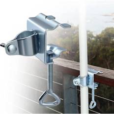 Parasolfod, Parasolklemme til bord, Bordklemme til haveparasoller, Metal parasolfod til altan, Parasol, Strand, Fiskeri, Terrasse, Altan