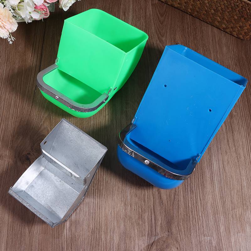 【1Pc Large Capacity Rabbit Feed Box Plastic Steel Rabbit Feed Box Rabbit Feed Feeder Rabbit Anti Pickling Feed Trough】
