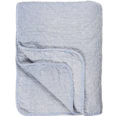 Ib Laursen Plaid Quilt mælkedrengestriber lyseblå