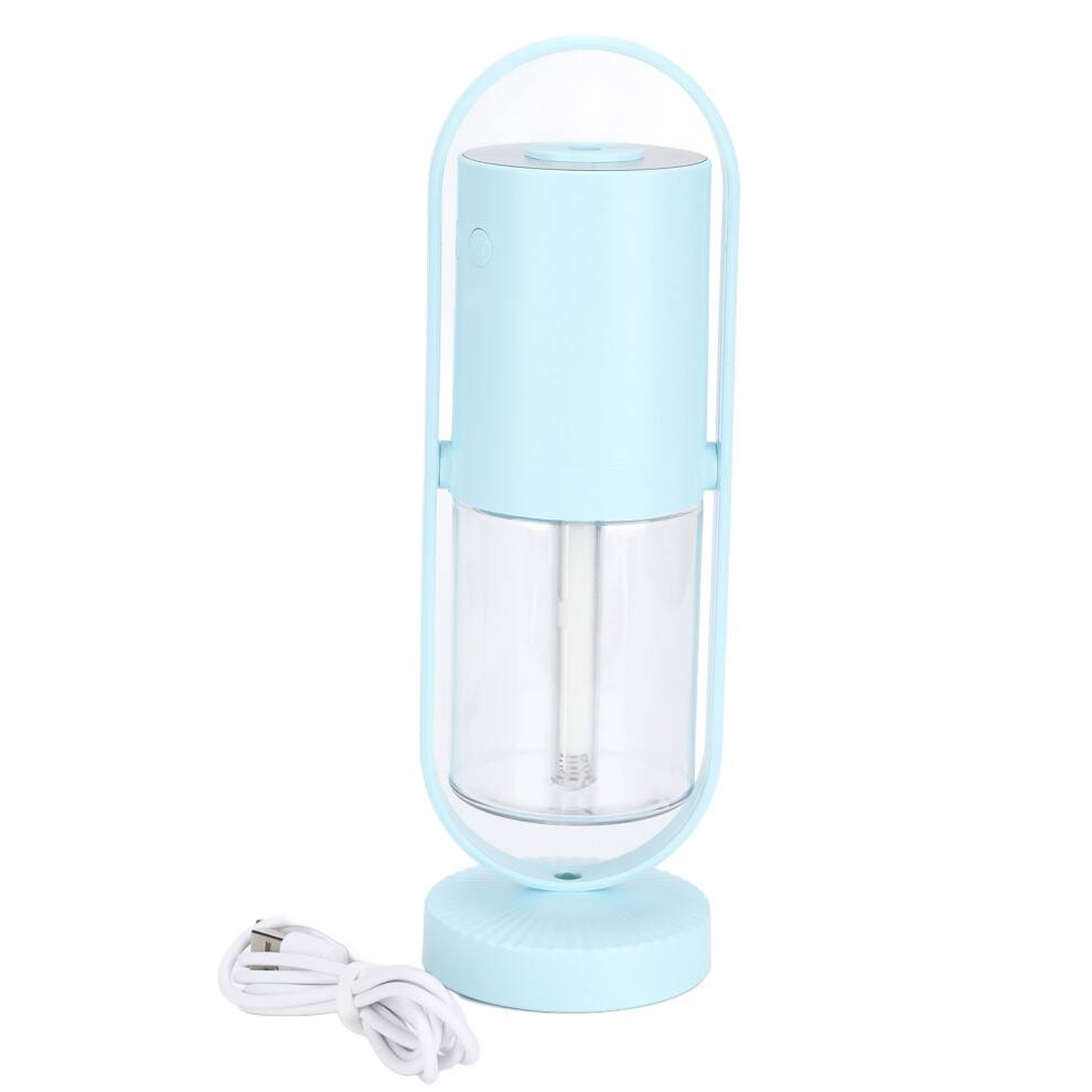 Kølig tåge-luftfugter med LED-lys, USB-drevet mini bærbar luftfugter til soveværelse, kontor, hjemmebrug, hviskende stille, justerbare